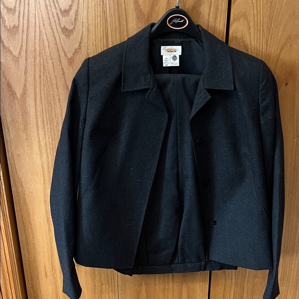 Talbots Dark Gray Women's Pant Suit